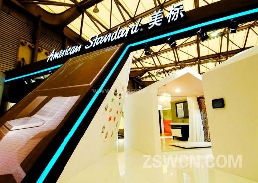 美标中国卫浴厨具展大型展台设计